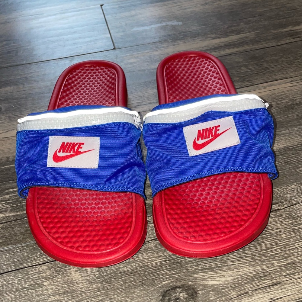 NIKE BENASSI JDI FANNY PACK SLIDES WOMENS 10/MENS 8.5